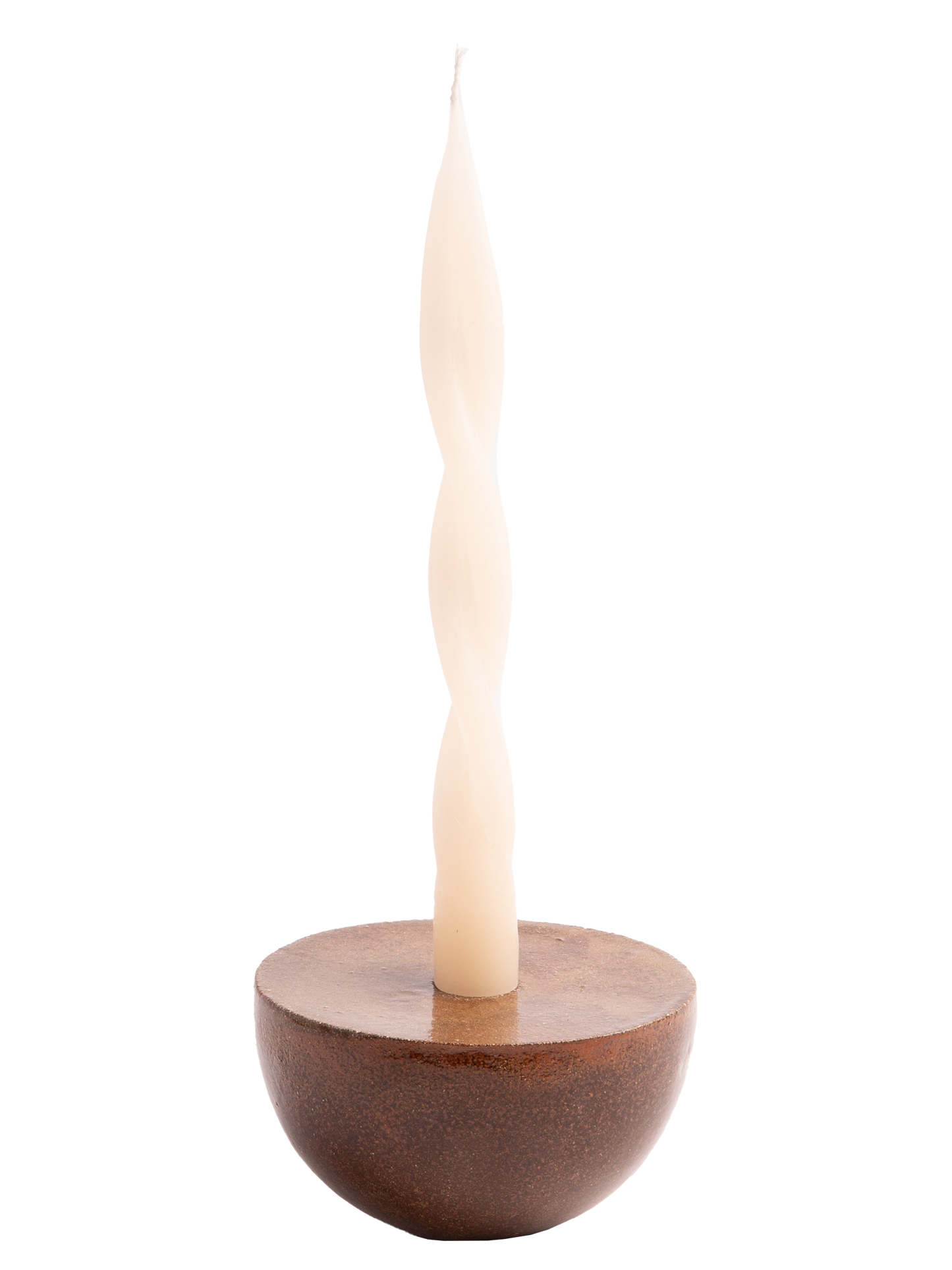 Hourglass Candle Holder Down