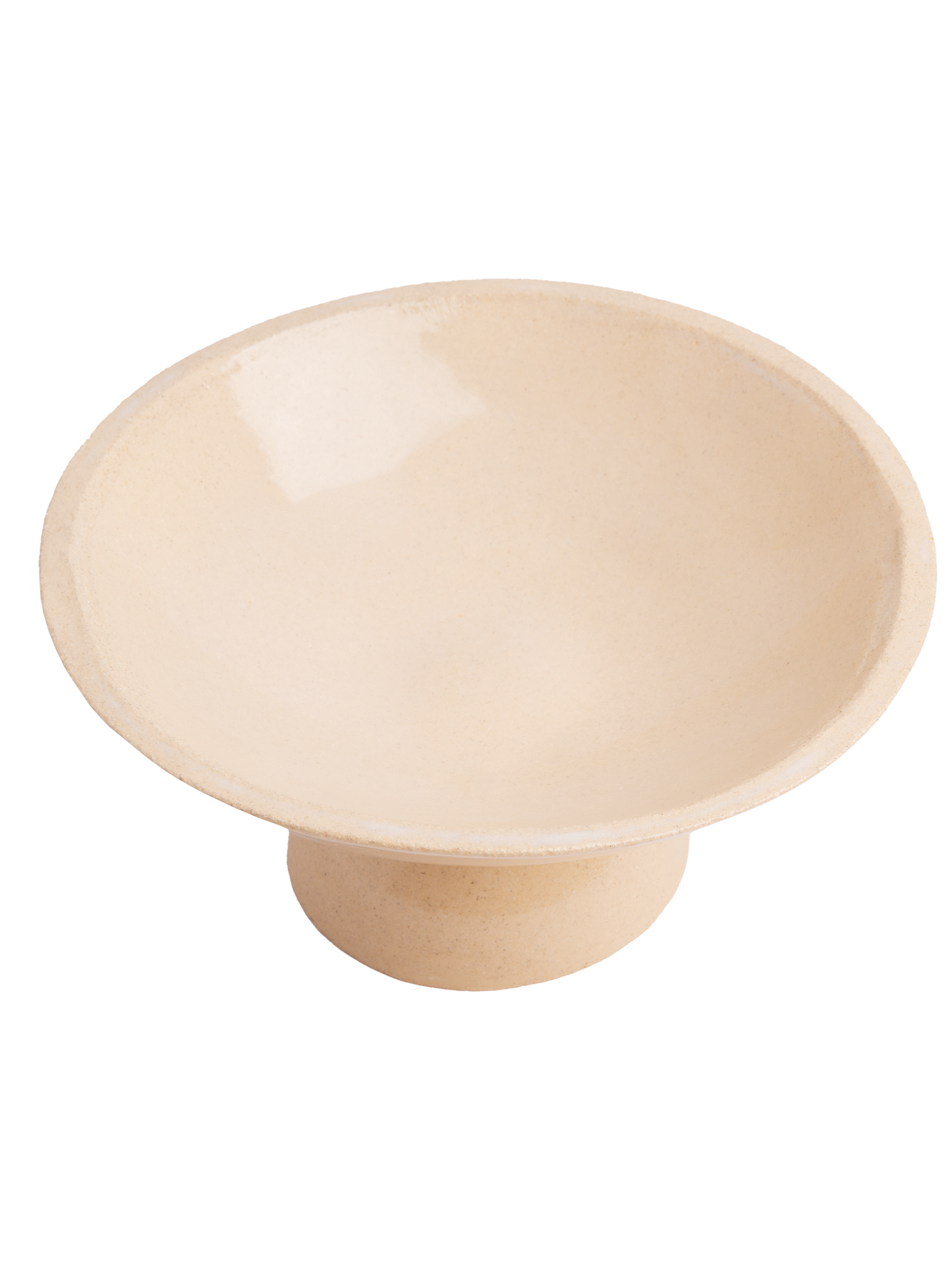 Hourglass Flat Bowl